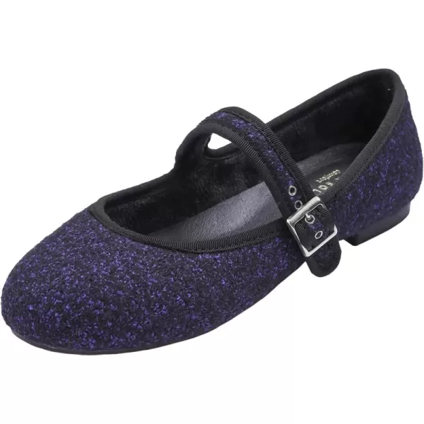 FEVERSOLE Women's Soft Cushion Extra Padded Comfort Round Toe Mary Jane Metal Buckle Fashion Ballet Flats Walking Shoes