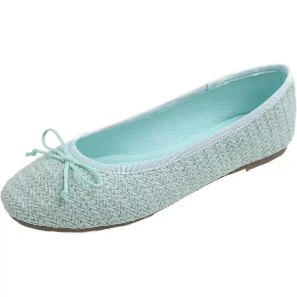 FEVERSOLE Women's Sparkle Memory Foam Cushioned Colorful Shiny Ballet Flats Glitter