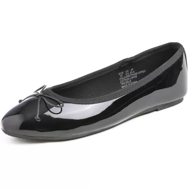 FEVERSOLE Women's Sparkle Memory Foam Cushioned Colorful Shiny Ballet Flats Glitter