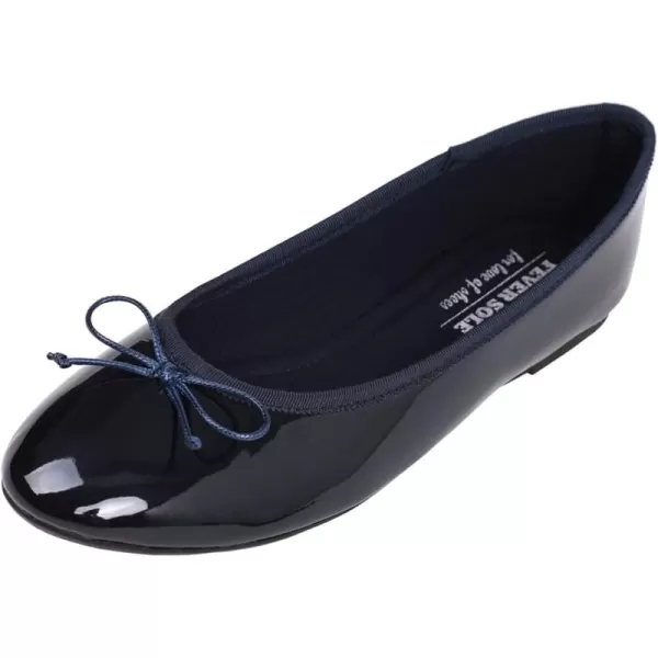 FEVERSOLE Women's Sparkle Memory Foam Cushioned Colorful Shiny Ballet Flats Glitter