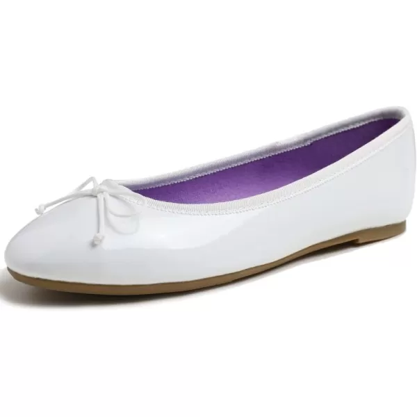 FEVERSOLE Women's Sparkle Memory Foam Cushioned Colorful Shiny Ballet Flats Glitter