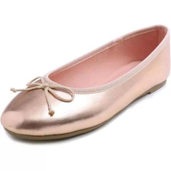 FEVERSOLE Women's Sparkle Memory Foam Cushioned Colorful Shiny Ballet Flats Glitter