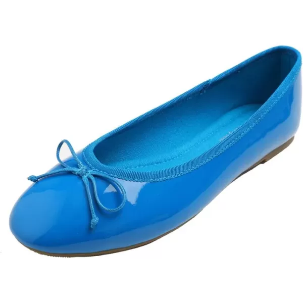FEVERSOLE Women's Sparkle Memory Foam Cushioned Colorful Shiny Ballet Flats Glitter