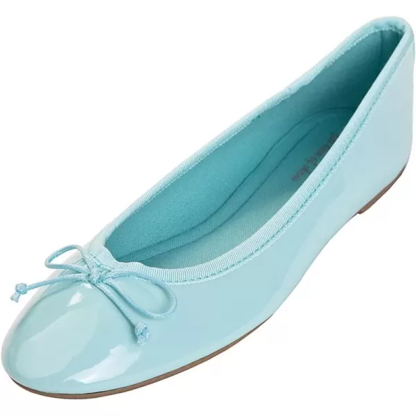 FEVERSOLE Women's Sparkle Memory Foam Cushioned Colorful Shiny Ballet Flats Glitter
