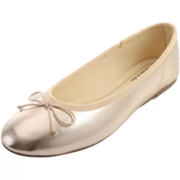 FEVERSOLE Women's Sparkle Memory Foam Cushioned Colorful Shiny Ballet Flats Glitter