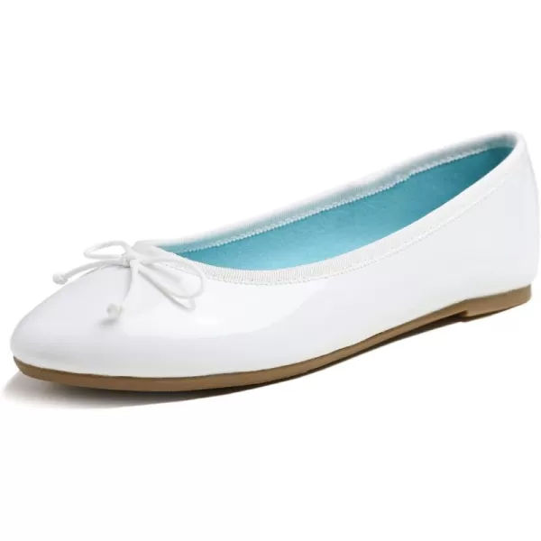 FEVERSOLE Women's Sparkle Memory Foam Cushioned Colorful Shiny Ballet Flats Glitter