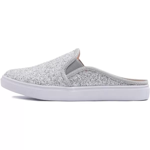 FEVERSOLE Women's Sport Mules Slip On Loafers Fashion Backless Sneakers