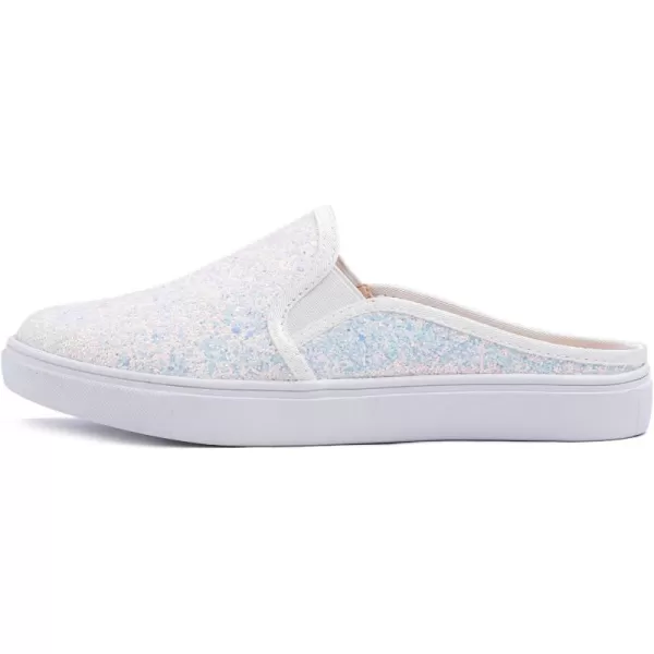 FEVERSOLE Women's Sport Mules Slip On Loafers Fashion Backless Sneakers