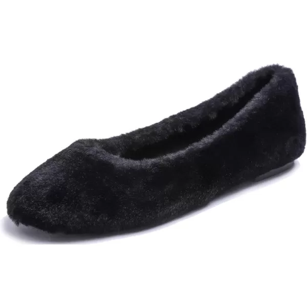 FEVERSOLE Women's Ultra Soft Colorful Memory Foam Cushioned Faux Suede Home Ballet Flats