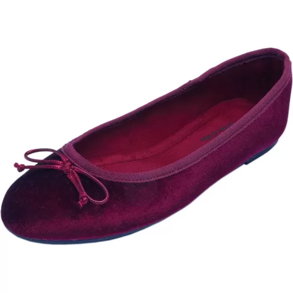 FEVERSOLE Women's Ultra Soft Colorful Memory Foam Cushioned Faux Suede Home Ballet Flats