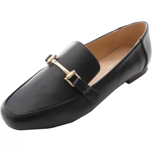 Feversole Women's Fashion Trim Deco Loafer Slippers