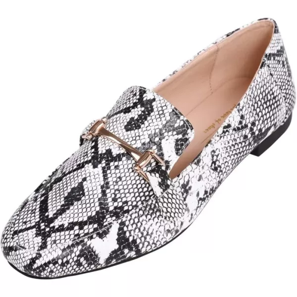 Feversole Women's Fashion Trim Deco Loafer Slippers