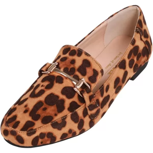 Feversole Women's Fashion Trim Deco Loafer Slippers