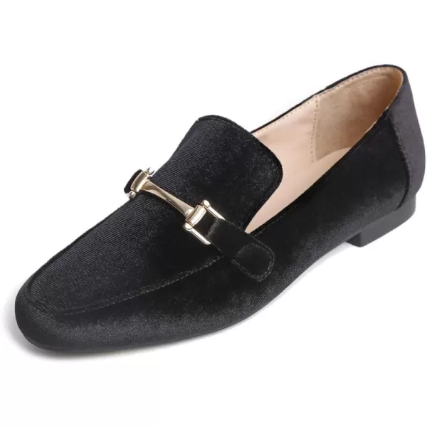Feversole Women's Fashion Trim Deco Loafer Slippers