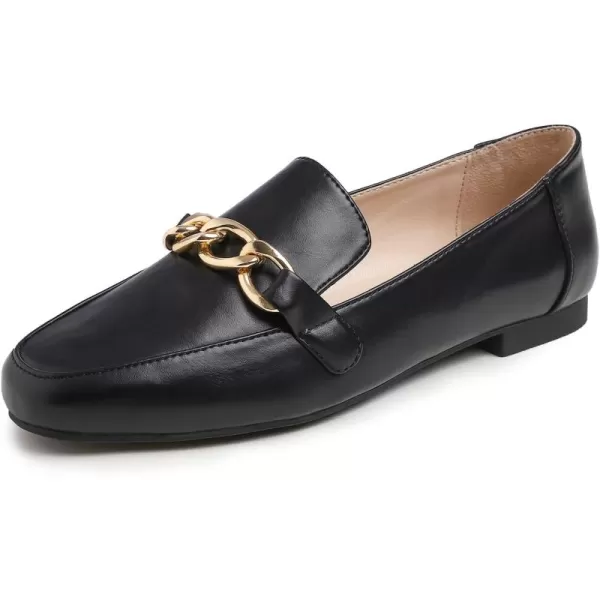 Feversole Women's Fashion Trim Deco Loafer Slippers