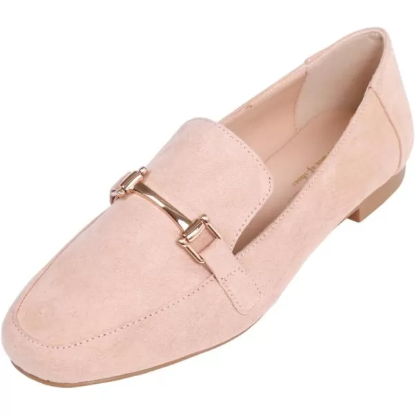 Feversole Women's Fashion Trim Deco Loafer Slippers