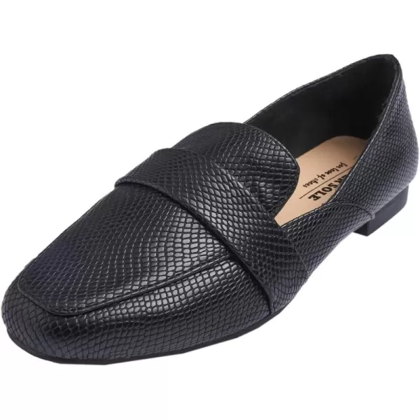 Feversole Women's Fashion Trim Deco Loafer Slippers