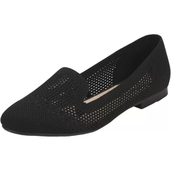 Feversole Women's Woven Fashion Breathable Knit Flat Shoes
