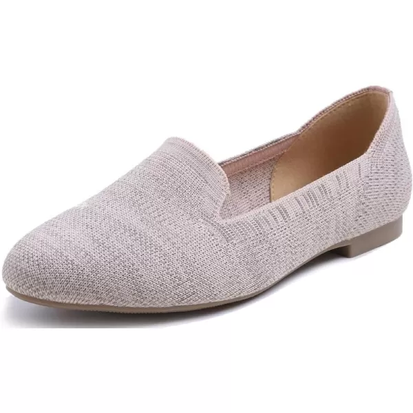Feversole Women's Woven Fashion Breathable Knit Flat Shoes