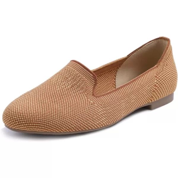 Feversole Women's Woven Fashion Breathable Knit Flat Shoes