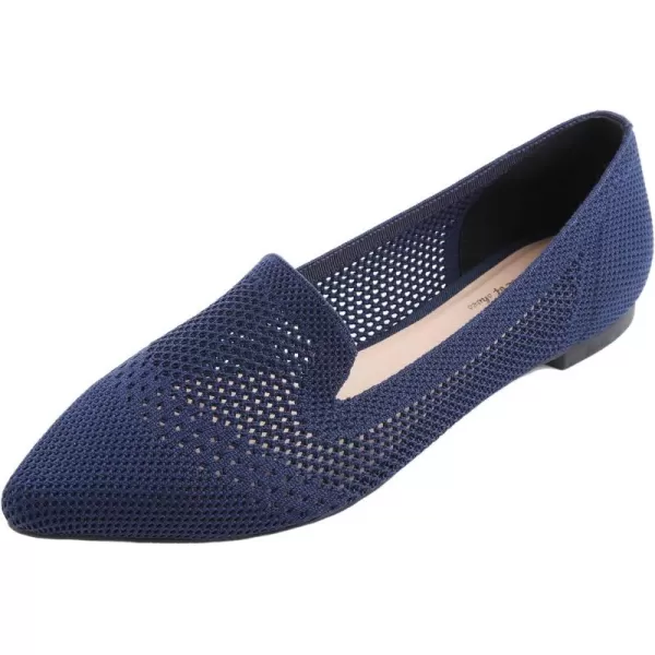 Feversole Women's Woven Fashion Breathable Knit Flat Shoes