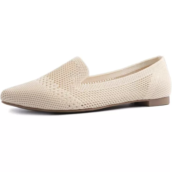 Feversole Women's Woven Fashion Breathable Knit Flat Shoes