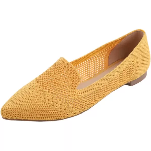 Feversole Women's Woven Fashion Breathable Knit Flat Shoes