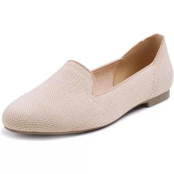 Feversole Women's Woven Fashion Breathable Knit Flat Shoes