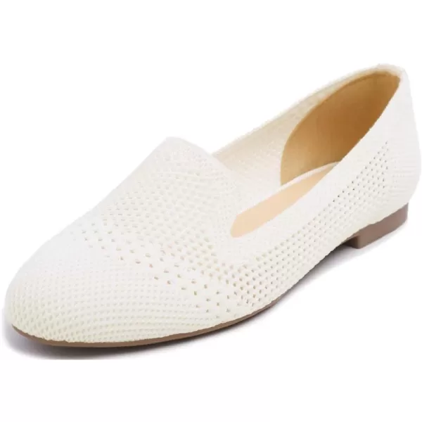 Feversole Women's Woven Fashion Breathable Knit Flat Shoes