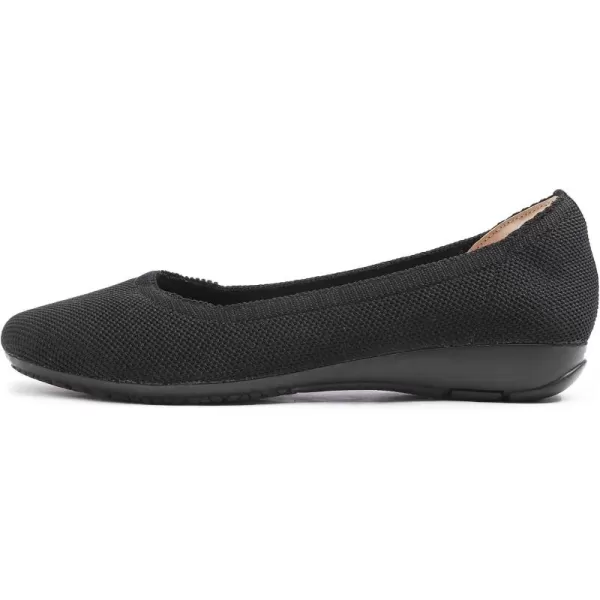 Feversole Women's Woven Fashion Breathable Knit Flat Shoes