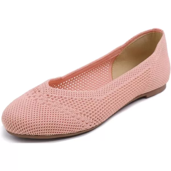 Feversole Women's Woven Fashion Breathable Knit Flat Shoes