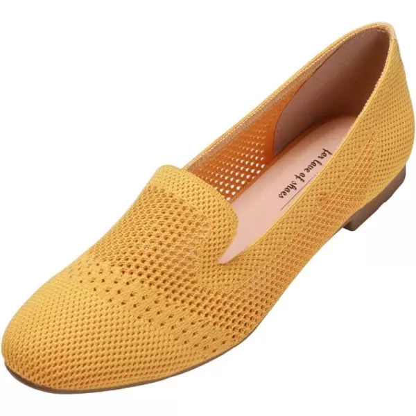 Feversole Women's Woven Fashion Breathable Knit Flat Shoes