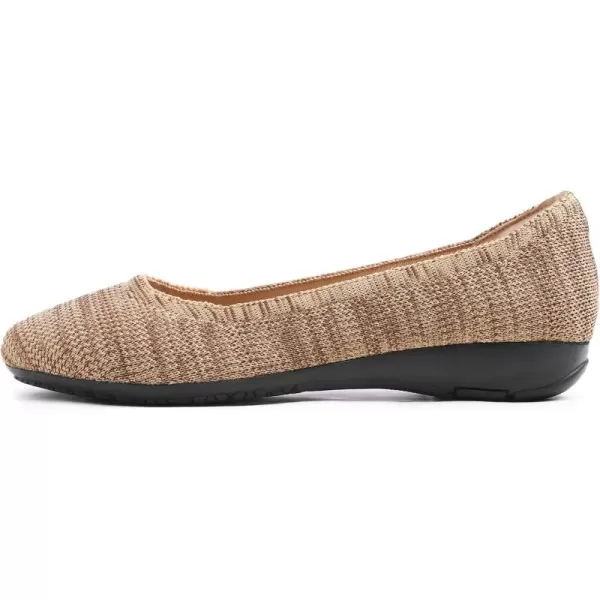 Feversole Women's Woven Fashion Breathable Knit Flat Shoes