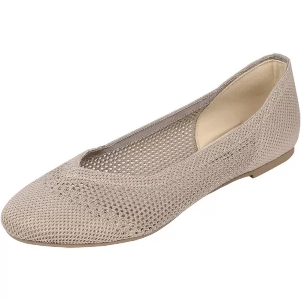 Feversole Women's Woven Fashion Breathable Knit Flat Shoes
