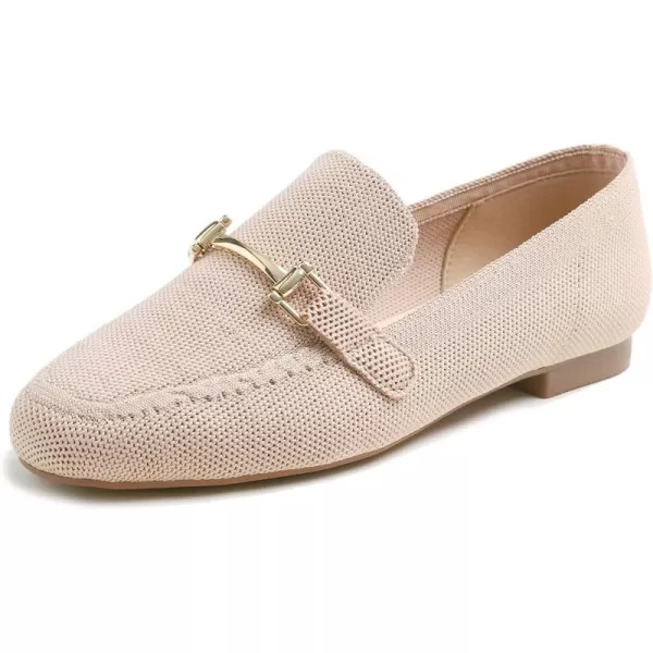 Feversole Women's Woven Fashion Breathable Knit Flat Shoes