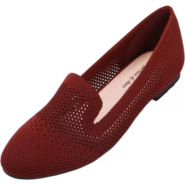 Feversole Women's Woven Fashion Breathable Knit Flat Shoes