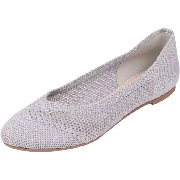 Feversole Women's Woven Fashion Breathable Knit Flat Shoes