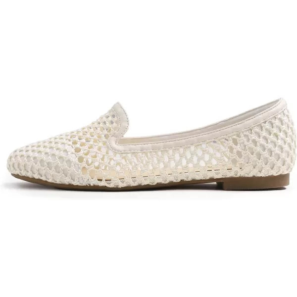 Feversole Women's Woven Fashion Breathable Knit Flat Shoes