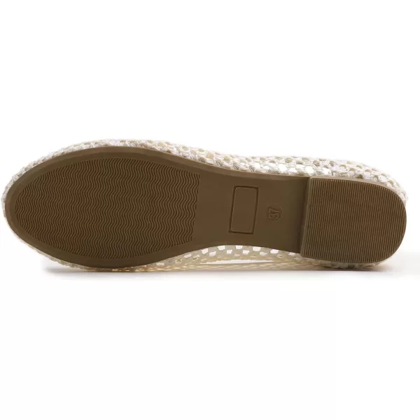 Feversole Women's Woven Fashion Breathable Knit Flat Shoes