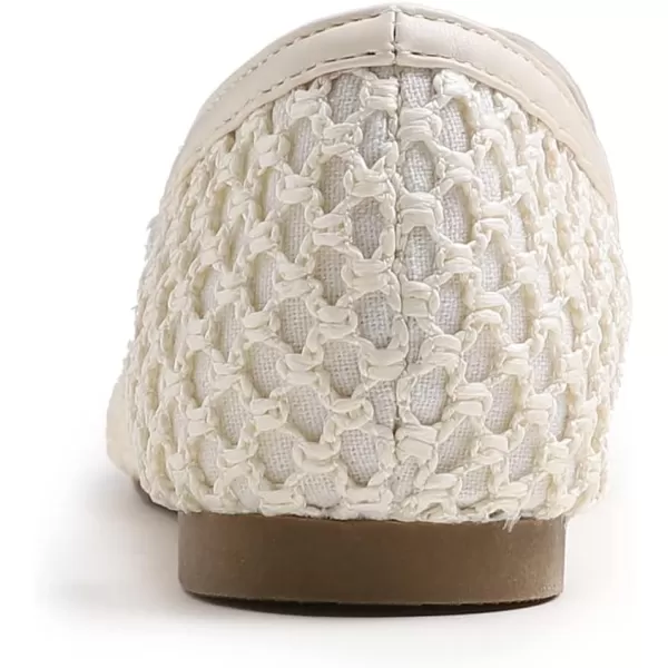Feversole Women's Woven Fashion Breathable Knit Flat Shoes