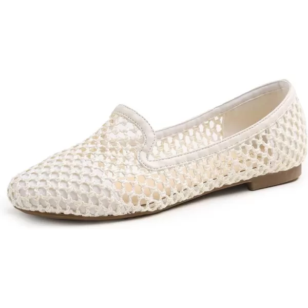 Feversole Women's Woven Fashion Breathable Knit Flat Shoes