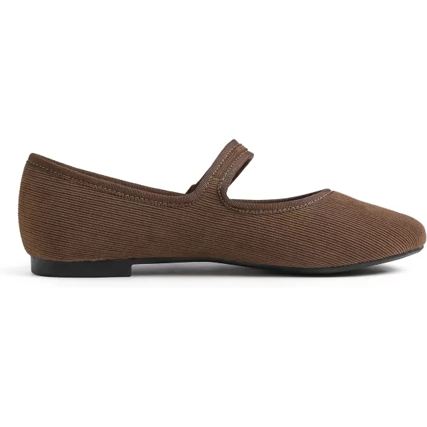 FEVERSOLE Women's Soft Cushion Extra Padded Comfort Round Toe Mary Jane Metal Buckle Fashion Ballet Flats Walking Shoes