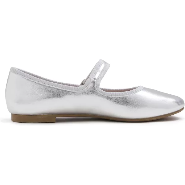 FEVERSOLE Women's Soft Cushion Extra Padded Comfort Round Toe Mary Jane Metal Buckle Fashion Ballet Flats Walking Shoes