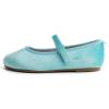 imageFEVERSOLE Girls Cute Dress Mary Jane Shoes Soft Party Holiday Ballet FlatsBlue Velvet Loop Maryjane