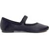 imageFEVERSOLE Womens Soft Cushion Extra Padded Comfort Round Toe Mary Jane Metal Buckle Fashion Ballet Flats Walking ShoesBlack Satin Mary Jane