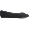 imageFEVERSOLE Womens Ultra Soft Colorful Memory Foam Cushioned Faux Suede Home Ballet FlatsBlack Corduroy