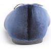 imageFEVERSOLE Womens Ultra Soft Colorful Memory Foam Cushioned Faux Suede Home Ballet FlatsNavy Blue Velvet Fur Lined