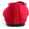 imageFEVERSOLE Womens Ultra Soft Colorful Memory Foam Cushioned Faux Suede Home Ballet FlatsRed Velvet