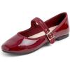 Burgundy Patent Mary Jane