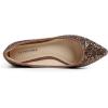 image:imageFEVERSOLE Womens Fashion Pointed Toe Classic Dressy Shiny Comfort Cushioned FlatsGlitter Bronze